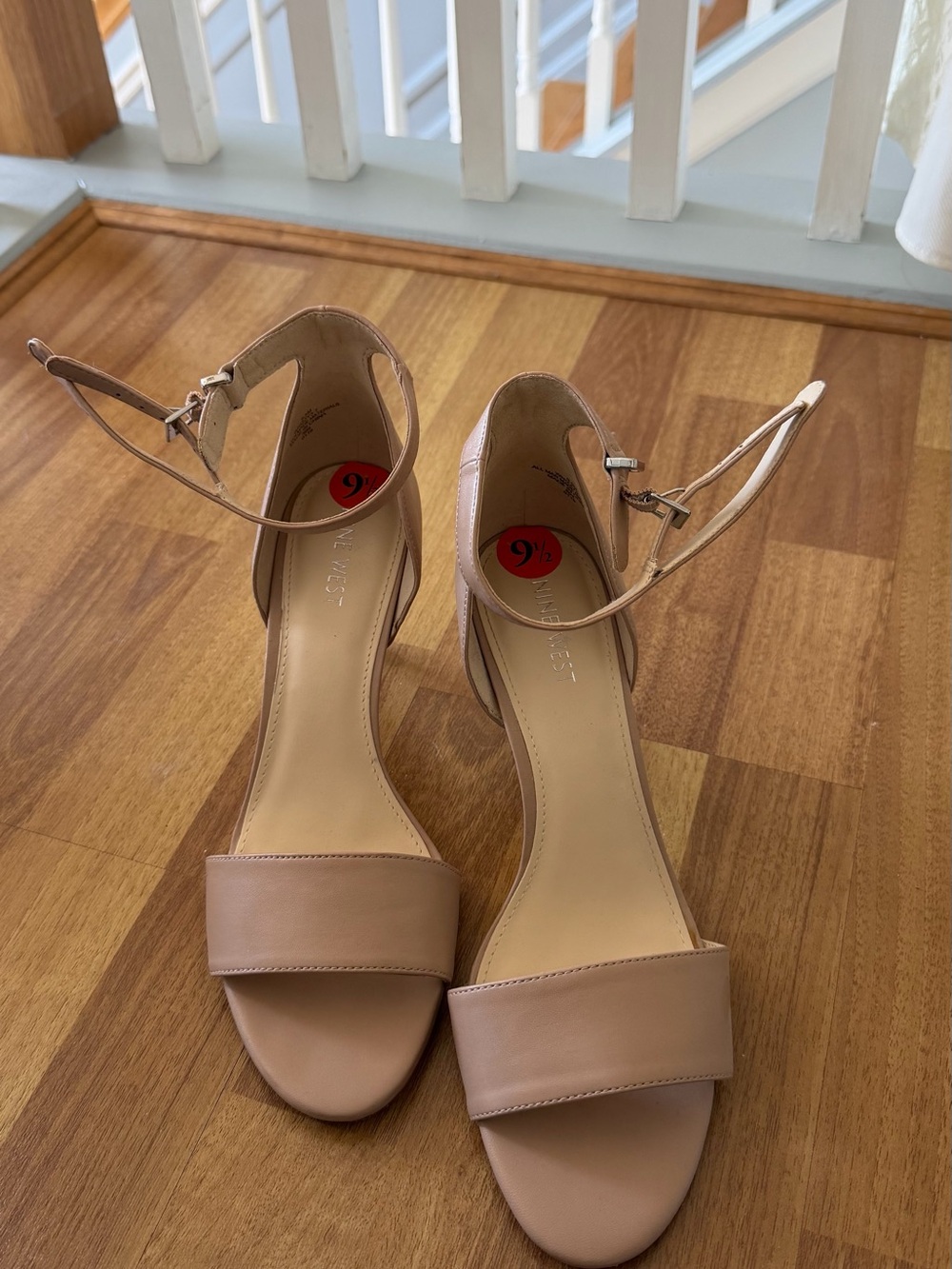 Nine West Blush Ankle-Strap Block Heel Sandals